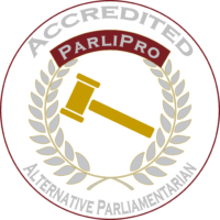 Accredited Alternative Parliamentarian (AAP)